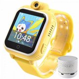 Ceas GPS Copii, iUni Kid730, 3G, DIGI Mobil, Touchscreen, GPS, LBS, Wi-Fi, Camera, buton SOS, Galben